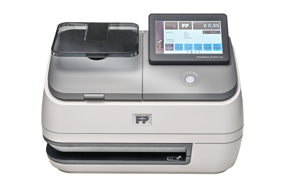 Frankiermaschine PostBase Vision M2 als Beispiel eines kompakten Frankiersystems