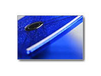 Weighing plate blue-transparent