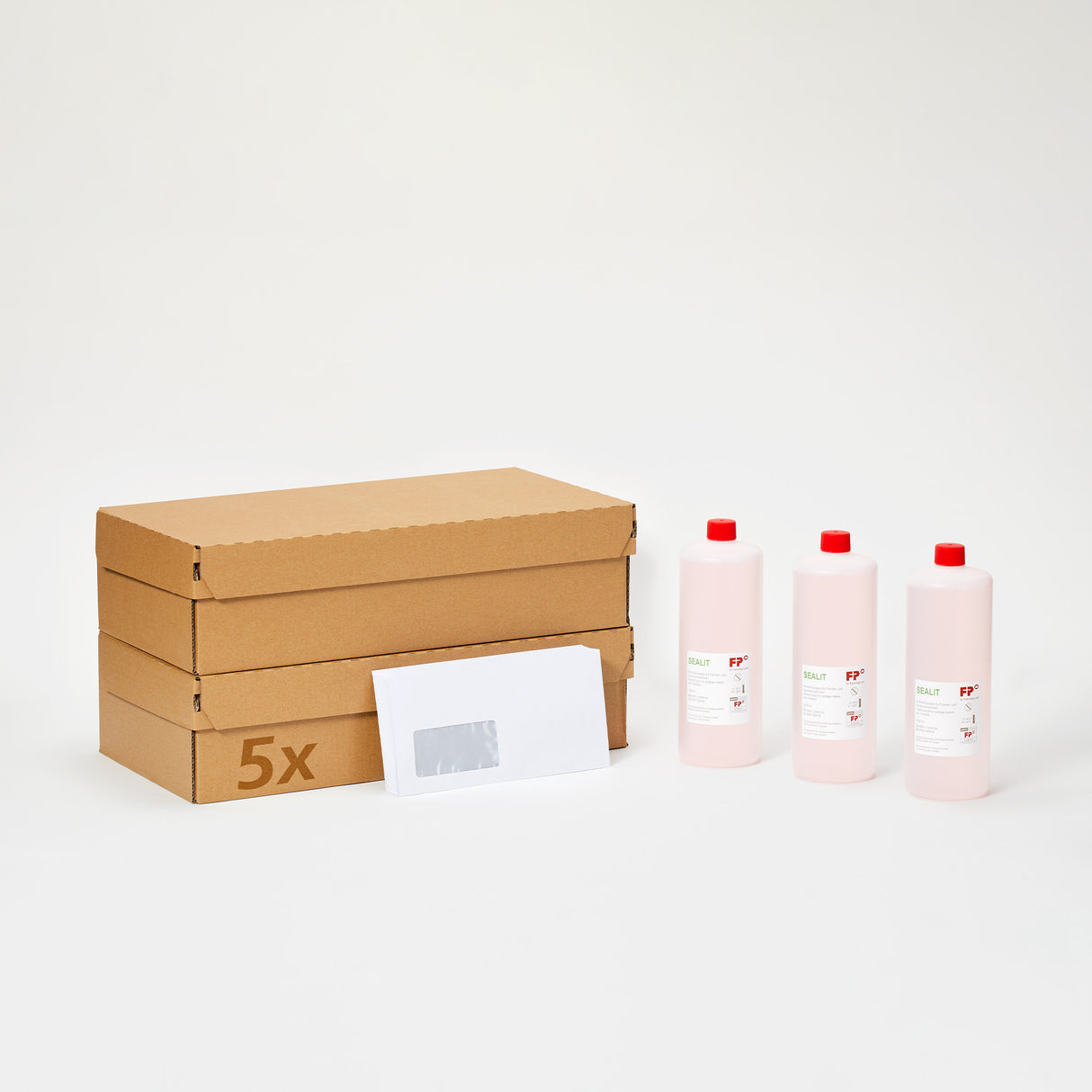 Starter package enveloping medium