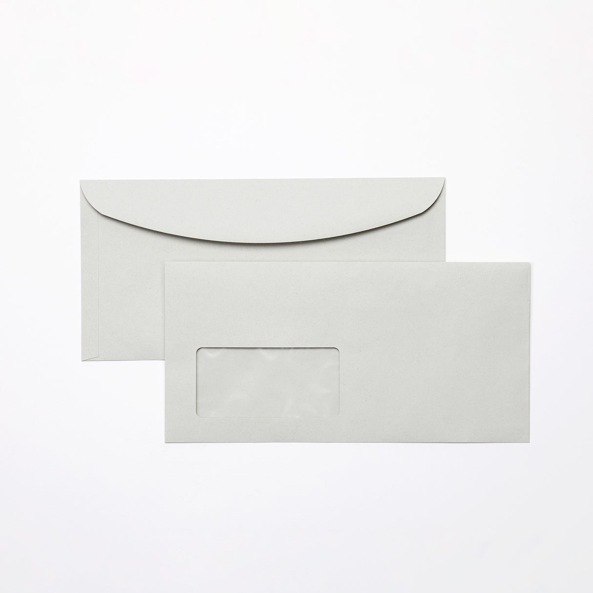Recycling-Briefumschläge DIN C6/5 mit Fenster, außenverleimt
