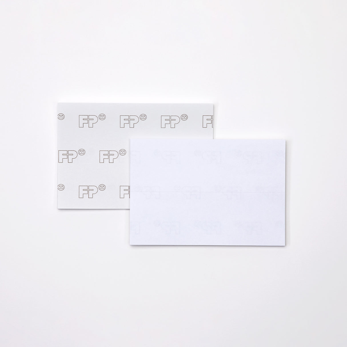 Franking labels short for ink printing