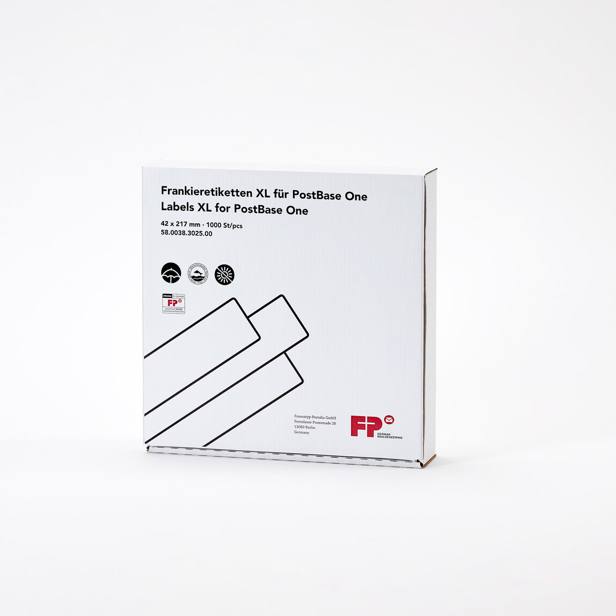 Franking strips XL for PostBase One - strip dispenser