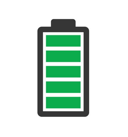 Special battery for franking machines