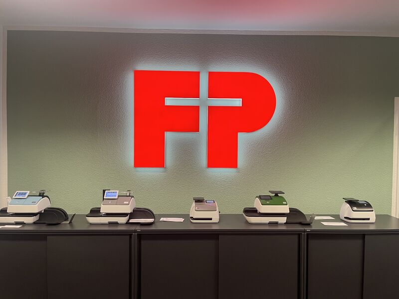 FP Showroom in Berlin mit Frankier- und Postbearbeitungssystemen
